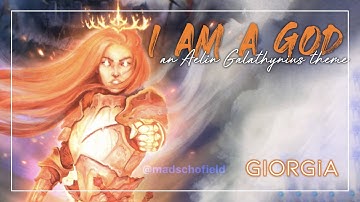 I Am A God - Aelin Galathynius Theme Song | Giorg¡a (Official Lyric Video)