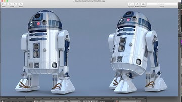R2-D2 Blender Tutorial - Leg Details (Part 18)