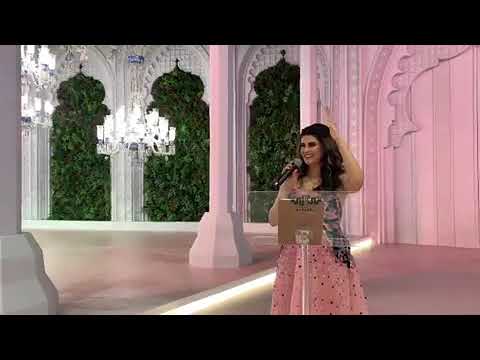 الحمل لم يمنع سلمى رشيد من الرقص في حفل زفاف خليجي