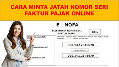 cara minta nomor seri faktur pajak online - Durasi: 6.41. 