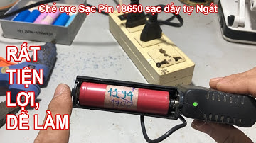 Instructions on how to make an 18650 battery charger that automatically stops charging when fully...