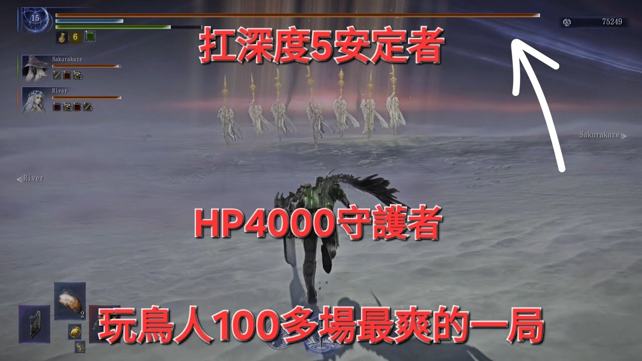 4000HP守護者扛深度5安定者！玩鳥人100多場最爽的一局！艾爾登法環黑夜君臨