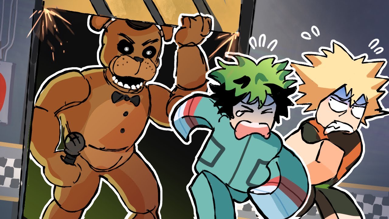 MHA Voice Actors Survive The CRAZIEST FNAF GAME in Roblox!