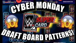 CYBER MONDAY DRAFT BOARD PATTERNS FOR WWE SuperCard Season 7! Noology screenshot 5