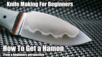 Knife Making | How To Make a Hamon Line On a Knife From A Beginners Perspective