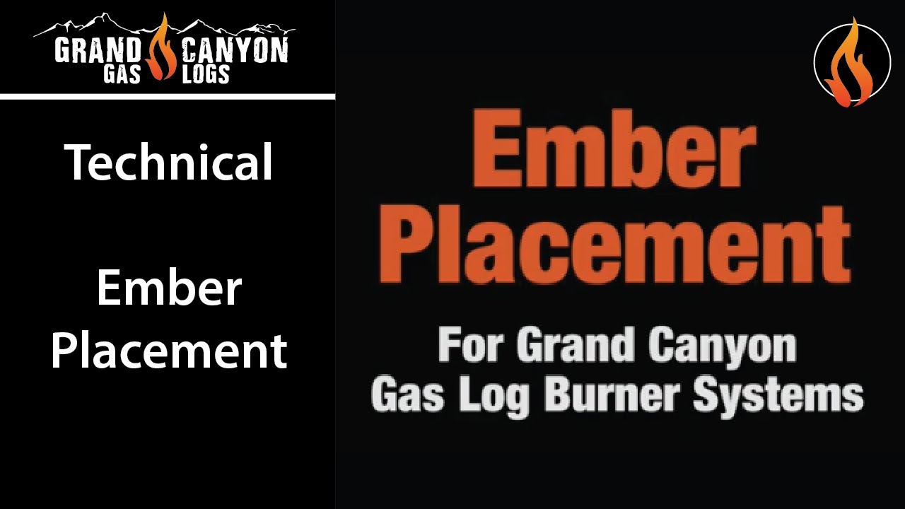 How To Place Embers On A Burner For Gas Logs 