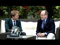 Nico Rosberg: English Interview with Prince Albert