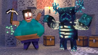 Warden VS Herobrine - Minecraft Animation