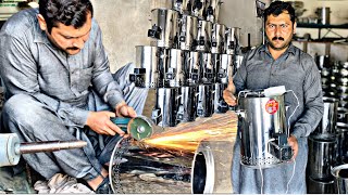 Amazing Process Of Making  Stainless Steel Burning Stove