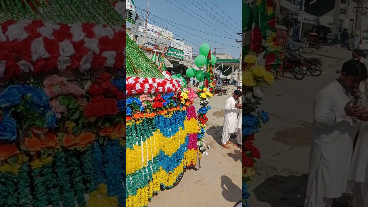 van decoration on 12 rabiawal jashan Eid un Milad nabi celebration day 2025 #shortvideo #viralvideo