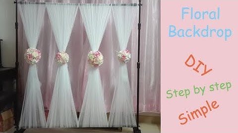 DIY Wedding Backdrop / Wedding Decoration / Floral Backdrop