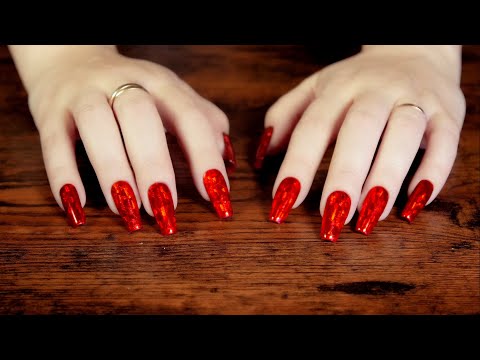 🎧ASMR TABLE Tapping and Scratching with Long Nails / NO TALKING