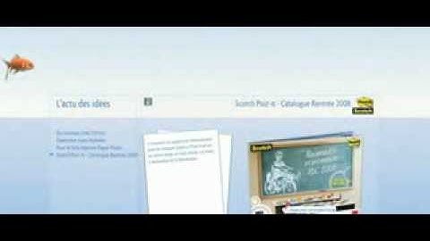 Flash website design creative fish video animation navigation