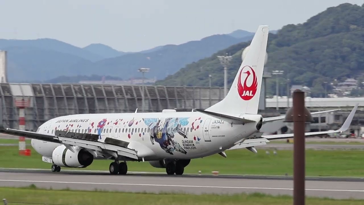 phoenix 1/400 JAL B737-846 JA342J ガンダム　② phoenix 1/400 JAL B737-846 JA342J ガンダム ②