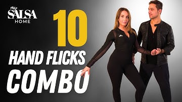 10 Salsa Hand Flicks Combination | Salsa Tutorial for Intermediate / Advanced