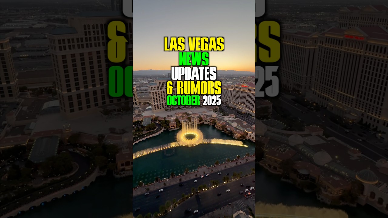 Новости и слухи Лас-Вегаса за октябрь 2025 г. 