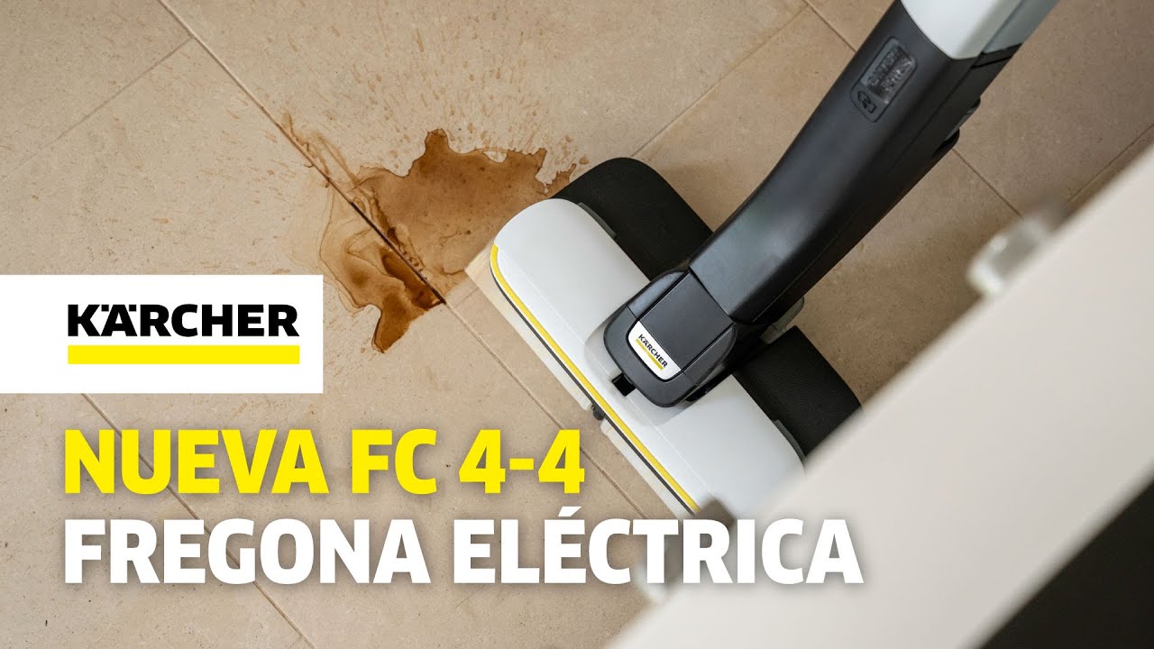 Nueva fregona eléctrica FC 4 con dos modos de limpieza. 