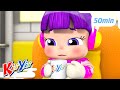 KiiYii - Sick Song | Kids Fun &amp; Educational Cartoons | Moonbug Play and Learn
