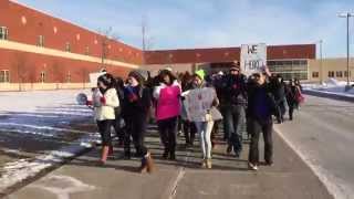 Normal Community students march in PARCC protest