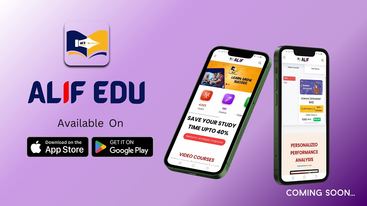 ALIF EDU | LEARNING APP | PROMO | Coming Soon - YouTube