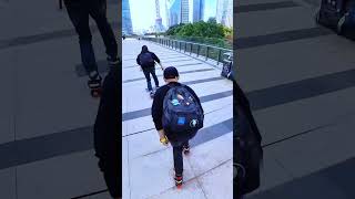 Hot pavement? AIRTRICKs motor glides you into cool zones. #Airtrick   #skate #Commute #AIRGEAR #AT