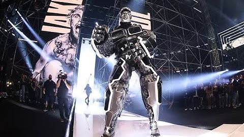 Jake Paul ROBOT walk out Closer LOOK !