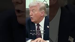 President Trump believes the US could end the war in 2-3 weeks, even if Iran does not make a deal