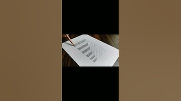 How to Draw 3D Stairs !! art arena!!