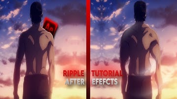 ripple effect tutorial on after effects