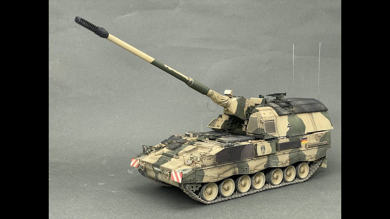 Panzerhaubitze 2000 Meng 1/35, PzH 2000, ПзХ 2000 Менг 1/35 - YouTube