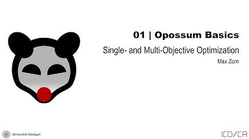 Opossum Tutorial 01: Single- and Multi-Objective Optimization