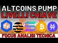 ✍️🔥 ALTCOINS: FOCUS ANALISI TECNICA - QUALI TARGET?! 🔥✍️BITCOIN / ALTCOINS [time sensitive]