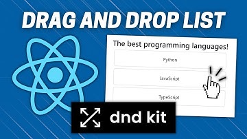 React Drag And Drop List With dnd Kit (React Drag and Drop Tutorial)