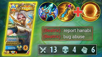 THIS NEW HANABI COMBO BUILD IS INSANE!!😱 (HACK DAMAGE) | HANABI BEST BUILD | MLBB