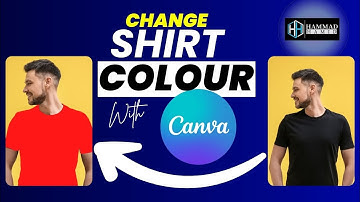 How To Change Clothes ( T-Shirt ) Color In Canva | Urdu/Hindi Tuttorial