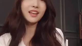 190913 Everglow's Sihyeon Singing Pretend by Suzy