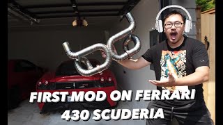 First Mod on the Ferrari 430 Scuderia