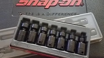 Snap on swivel sockets unboxing