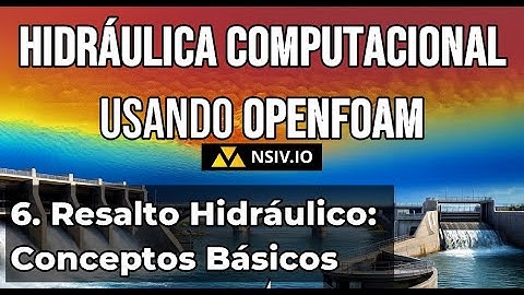 6. Hidráulica Computacional con OpenFOAM: Número de Froude y Resalto Hidráulico