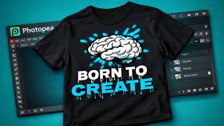 How To Design a T Shirt in Photopea From Scratch