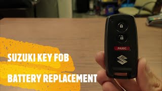 SUZUKI - Key Fob Battery Replacement / Removal (SX4, Swift, Grand Vitara)