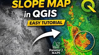 Slope Analysis in QGIS (Step-by-Step Tutorial for Beginners) | DEM to Slope Map