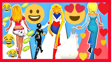 Makeover Run Gameplay Walkthrough Android IOS All Levels Update Shorts Edition