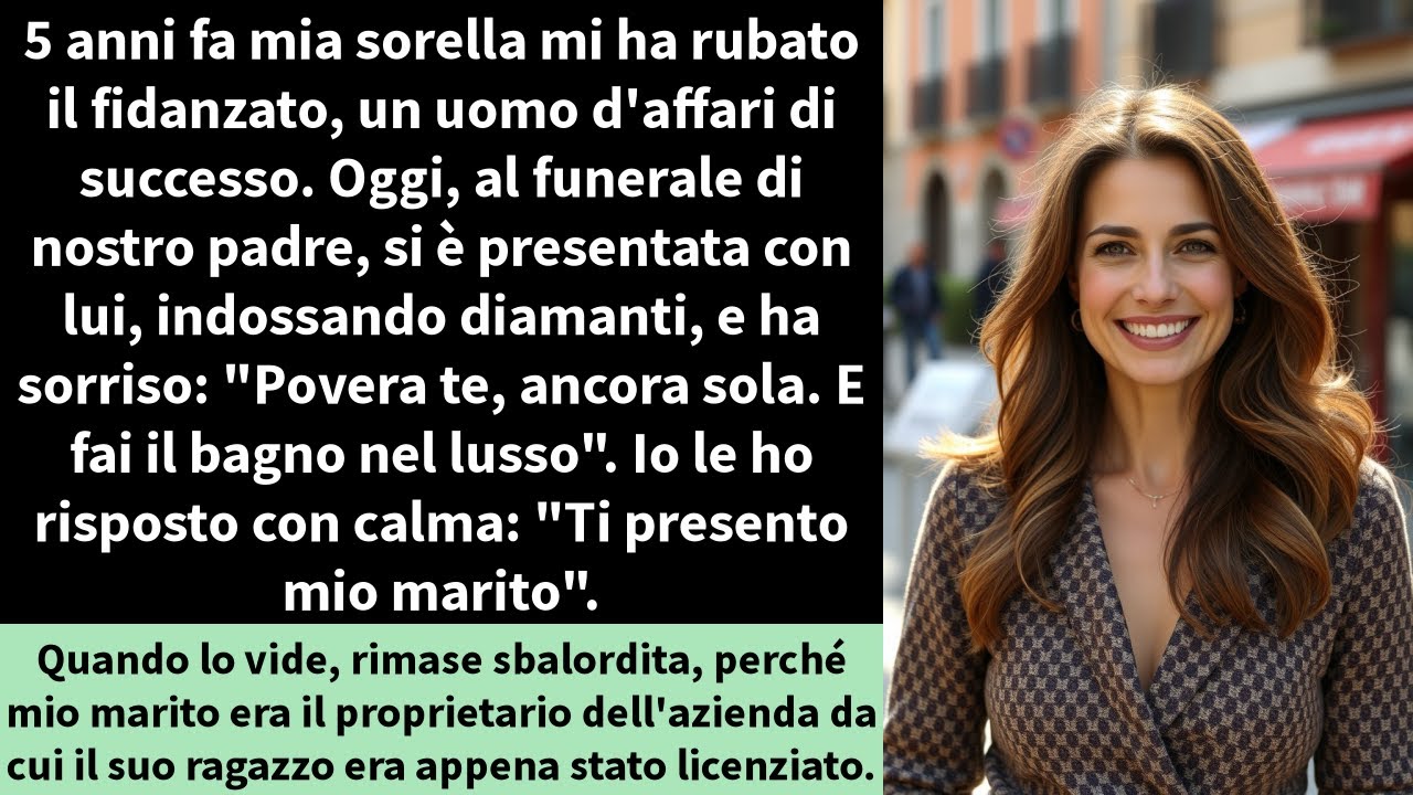 5 anni fa mia sorella mi ha rubato il fidanzato, un uomo d'affari di successo. Oggi,