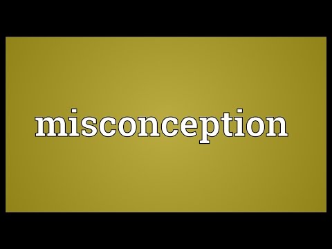 Misconception Meaning