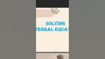 integral equations