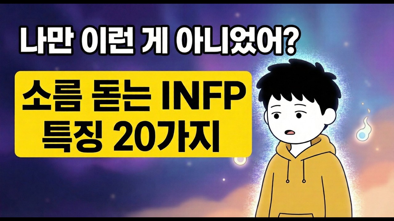 나만 이런 게 아니었어? 소름 돋는 INFP 특징 20가지