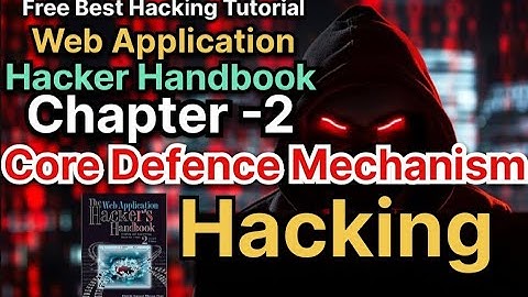 Web Application Hacker Handbook Chapter-2 | Free Best Ethical Hacking Courses