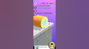 ASMR Slicing Gameplay Level 78 #shorts