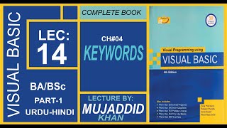 Visual Basic I KEYWORDS I Ch # 04 I Hindi-Urdu